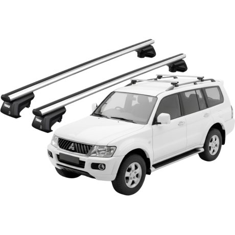 Barras THULE SmartRack XT AluBar para autos MITSUBISHI Montero Sport 2006 a 2008