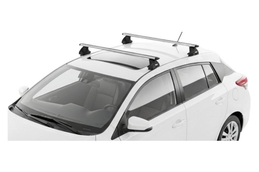 Barras THULE EVO WingBar para autos TOYOTA Yaris (XP130) 2012 a 2020