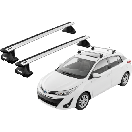 Barras THULE EVO WingBar para autos TOYOTA Yaris (XP130) 2012 a 2020