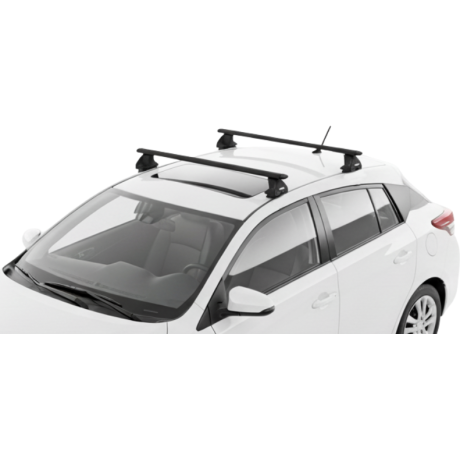Barras THULE EVO WingBar para autos TOYOTA Yaris (XP130) 2012 a 2020 negro