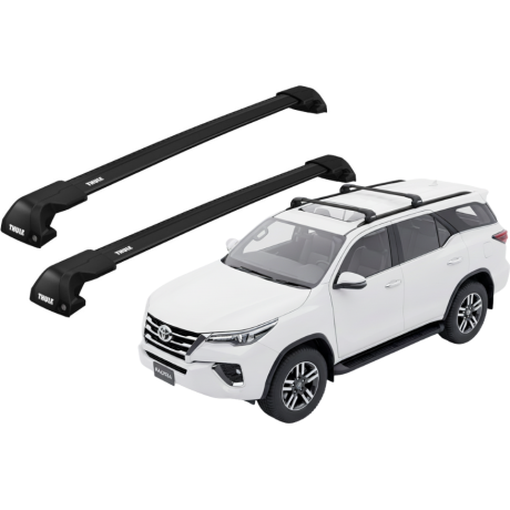 Barras THULE EDGE Flush para autos TOYOTA Hilux SW4 desde 2016-2022 negro