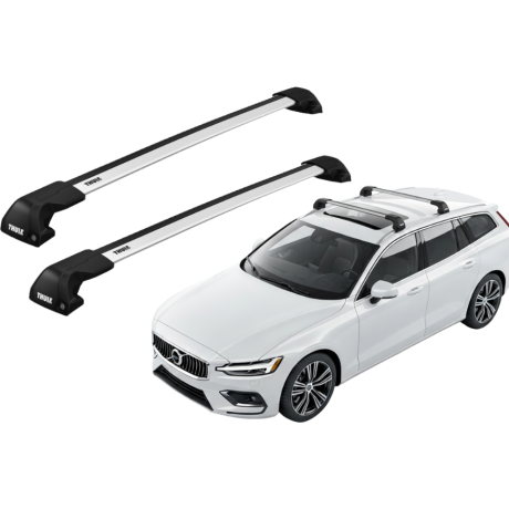 Barras THULE EDGE Flush para autos VOLVO V60 desde 2019 - 2023