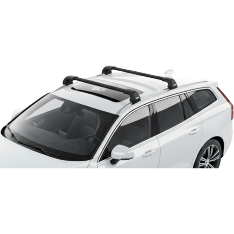 Barras THULE EDGE Flush para autos VOLVO V60 desde 2019 - 2023 negro