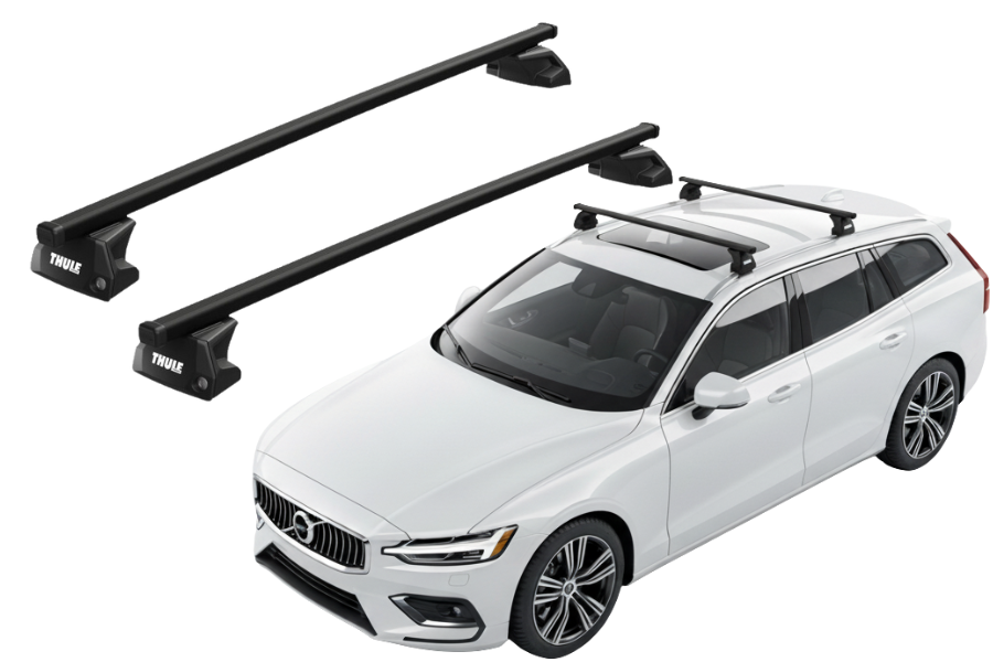 Barras THULE EVO SquareBar para autos VOLVO V60 desde 2019 - 2023
