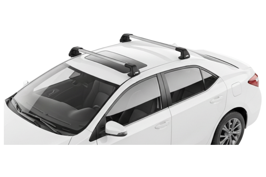 Barras THULE EDGE Flush para autos TOYOTA Corolla 2013 a 2018