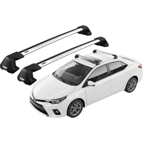 Barras THULE EDGE Flush para autos TOYOTA Corolla 2013 a 2018