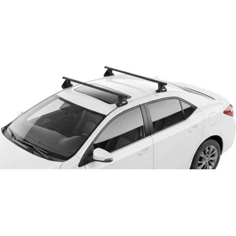 Barras THULE EVO SquareBar para autos TOYOTA Corolla 2013 a 2018