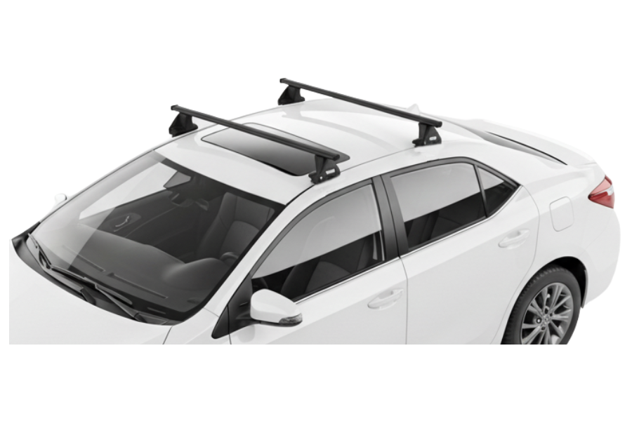 Barras THULE EVO SquareBar para autos TOYOTA Corolla 2013 a 2018