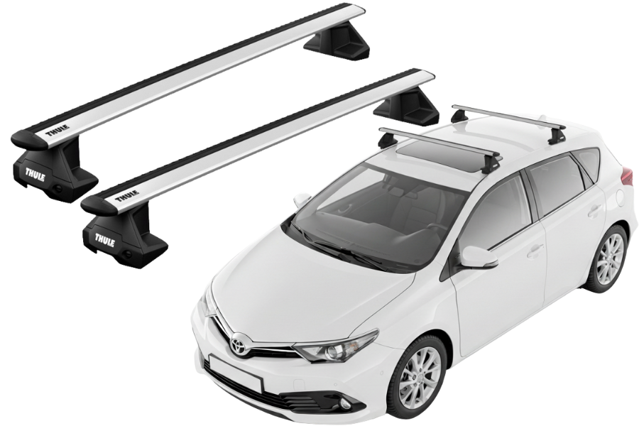 Barras THULE EVO WingBar para autos TOYOTA Auris 2013 a 2019