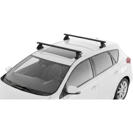 Barras THULE EVO WingBar para autos TOYOTA Auris 2013 a 2019 negro