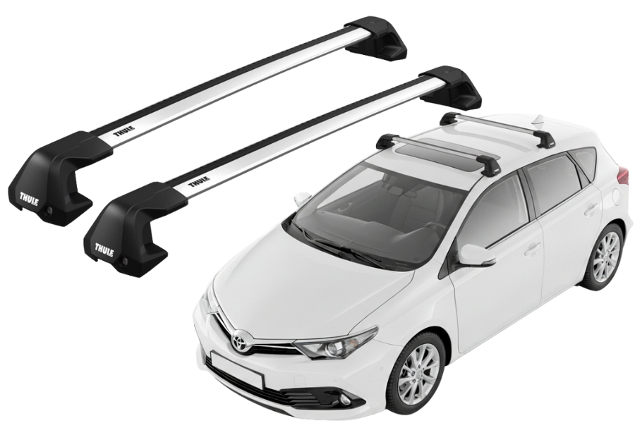 Barras THULE EDGE Flush para autos TOYOTA Auris 2013 a 2019
