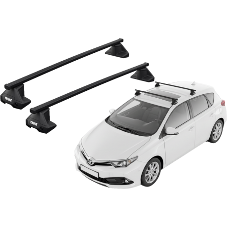 Barras THULE EVO SquareBar para autos TOYOTA Auris 2013 a 2019