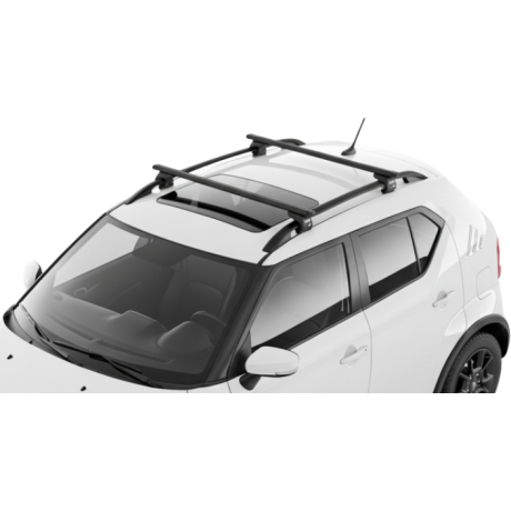 Barras THULE EVO WingBar para autos SUZUKI Ignis desde 2016 - 2024 negro