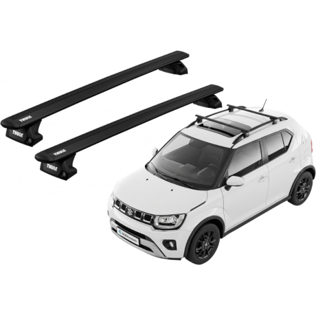 Barras THULE EVO WingBar para autos SUZUKI Ignis desde 2016 - 2024 negro