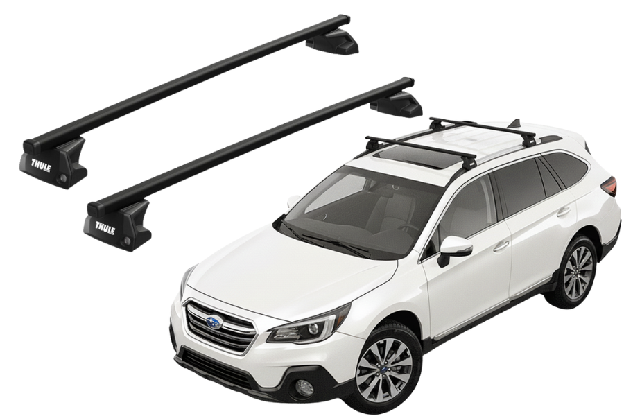 Barras THULE EVO SquareBar para autos SUBARU Outback 2014 a 2020