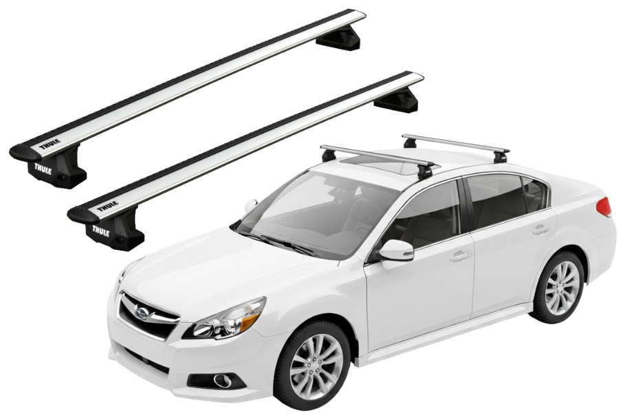 Barras THULE EVO WingBar para autos SUBARU Legacy V 2009 a 2014