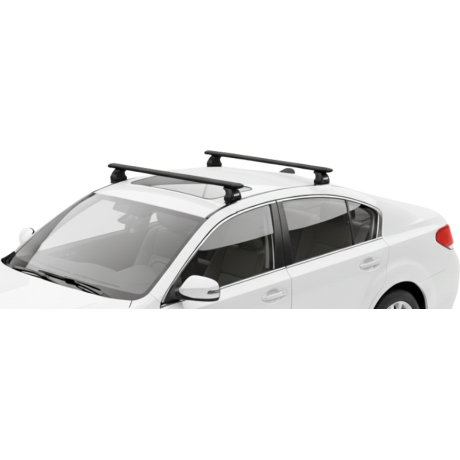 Barras THULE EVO WingBar para autos SUBARU Legacy V 2009 a 2014 negro