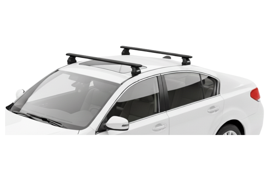 Barras THULE EVO WingBar para autos SUBARU Legacy V 2009 a 2014 negro