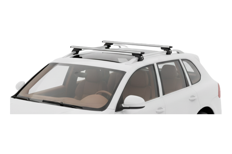 Barras THULE EVO WingBar para autos PORSCHE Cayenne 2002 a 2009