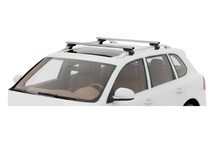 Barras THULE SmartRack XT AluBar para autos PORSCHE Cayenne 2002 a 2009