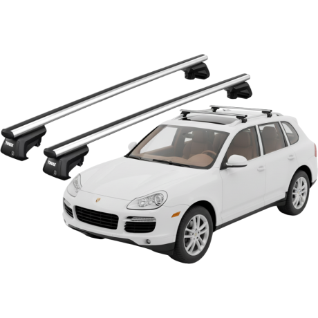 Barras THULE SmartRack XT AluBar para autos PORSCHE Cayenne 2002 a 2009