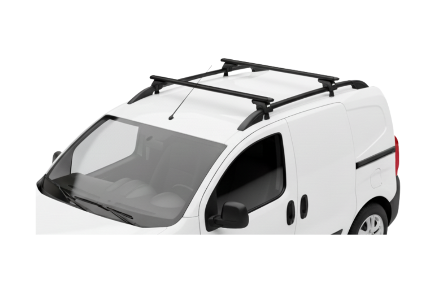 Barras THULE EVO WingBar para Van PEUGEOT Bipper desde 2008 negro