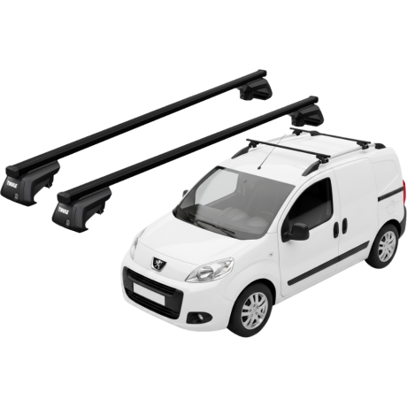 Barras THULE EVO SquareBar para Van PEUGEOT Bipper desde 2008
