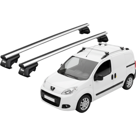 Barras THULE SmartRack XT AluBar para Van PEUGEOT Bipper desde 2008
