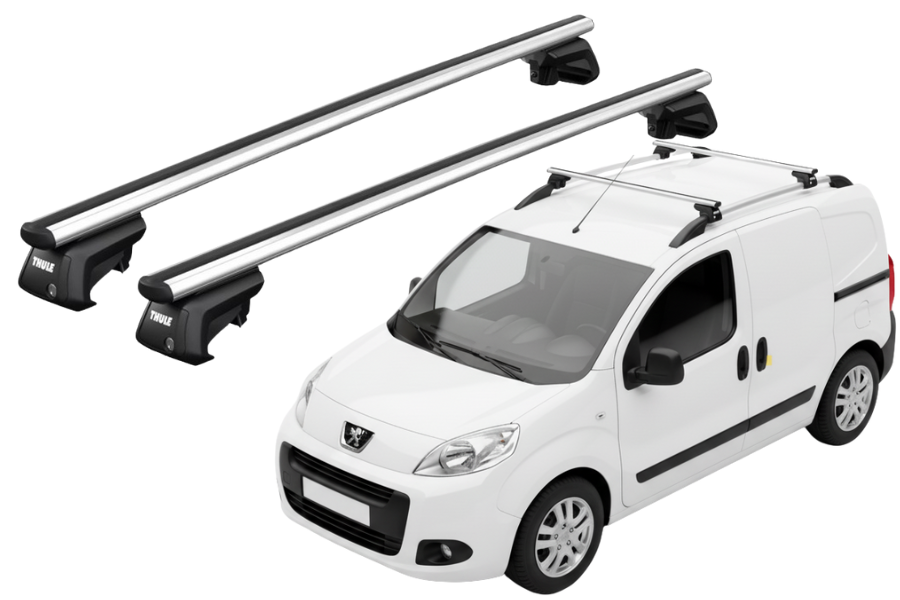 Barras THULE SmartRack XT AluBar para Van PEUGEOT Bipper desde 2008