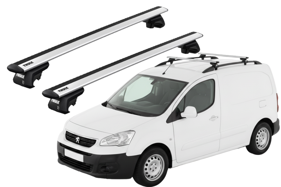 Barras THULE EVO WingBar para Van PEUGEOT Partner 2008 a 2018