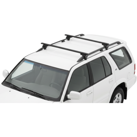 Barras THULE EVO WingBar para autos OPEL Monterey 1993 a 1997 negro