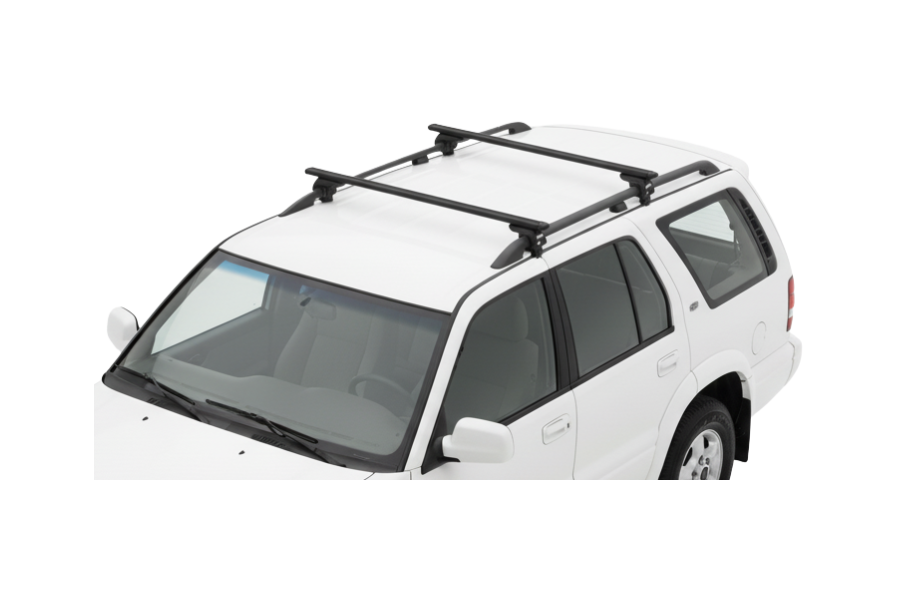 Barras THULE EVO WingBar para autos OPEL Monterey 1993 a 1997 negro