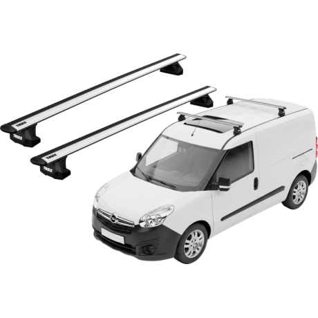Barras THULE EVO WingBar para autos OPEL Combo desde 2012-2018