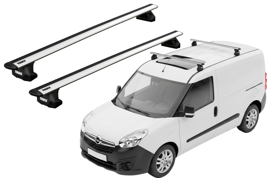Barras THULE EVO WingBar para autos OPEL Combo desde 2012-2018