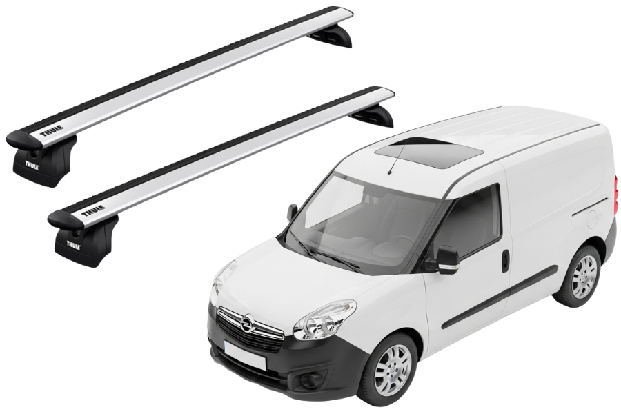 Barras THULE WingBar para Van OPEL Combo 2012 a 2018