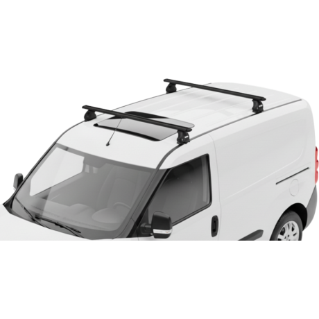 Barras THULE EVO WingBar para autos OPEL Combo desde 2012-2018 negro
