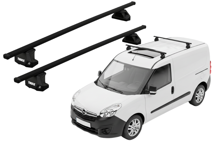 Barras THULE EVO SquareBar para autos MERCEDES BENZ GLE (C292) desde 2015-2019