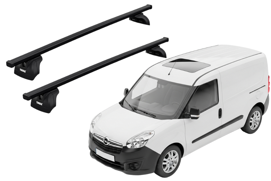 Barras THULE SquareBar para Van OPEL Combo 2012 a 2018