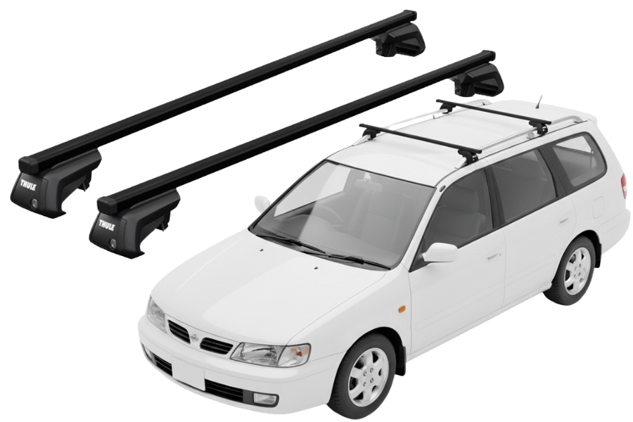 Barras THULE EVO SquareBar para autos NISSAN R´Nessa 1998 a 2001