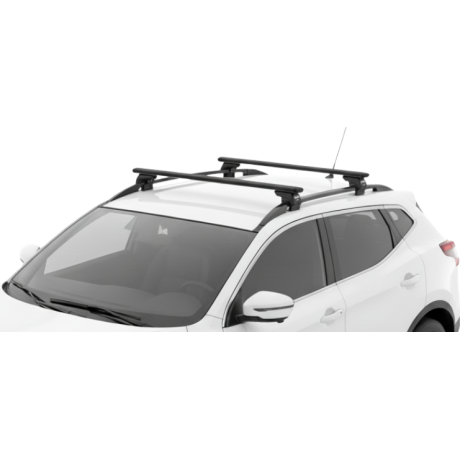 Barras THULE EVO WingBar para autos NISSAN Qashqai 2014 a 2022 negro