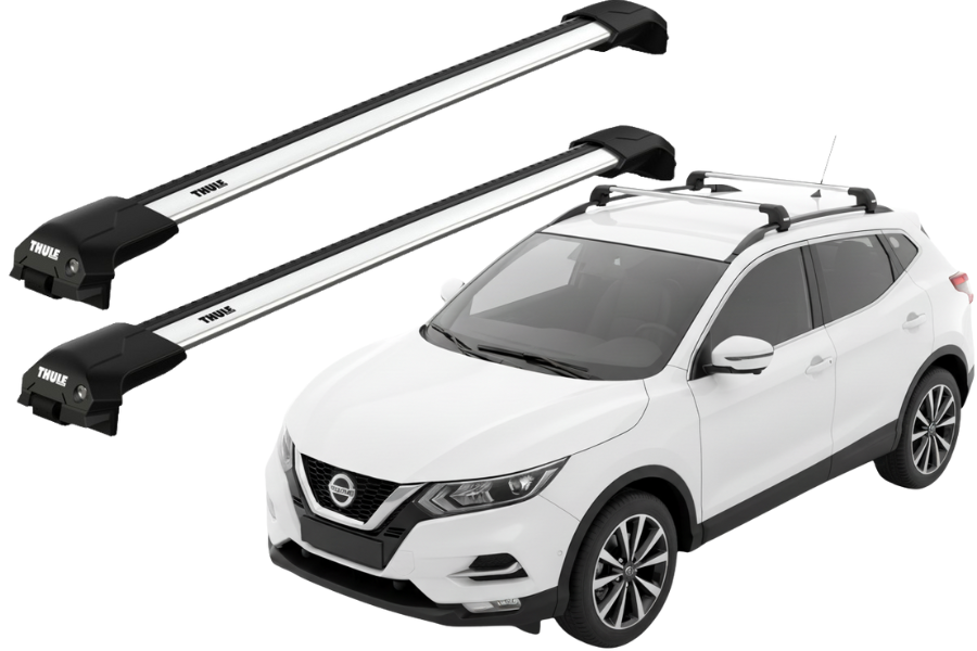 Barras THULE EDGE Flush para autos NISSAN Qashqai 2014 a 2022
