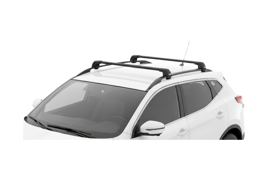 Barras THULE EDGE Flush para autos NISSAN Qashqai 2014 a 2022 negro