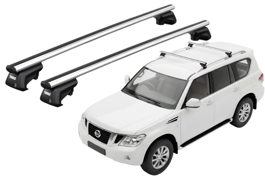 Barras THULE SmartRack XT AluBar para autos NISSAN Patrol GR (Y61) 2005 a 2013