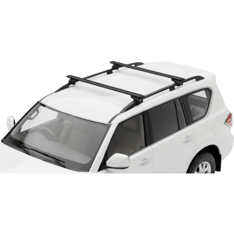 Barras THULE EVO WingBar para autos NISSAN Patrol GR (Y61) 2005 a 2013 negro