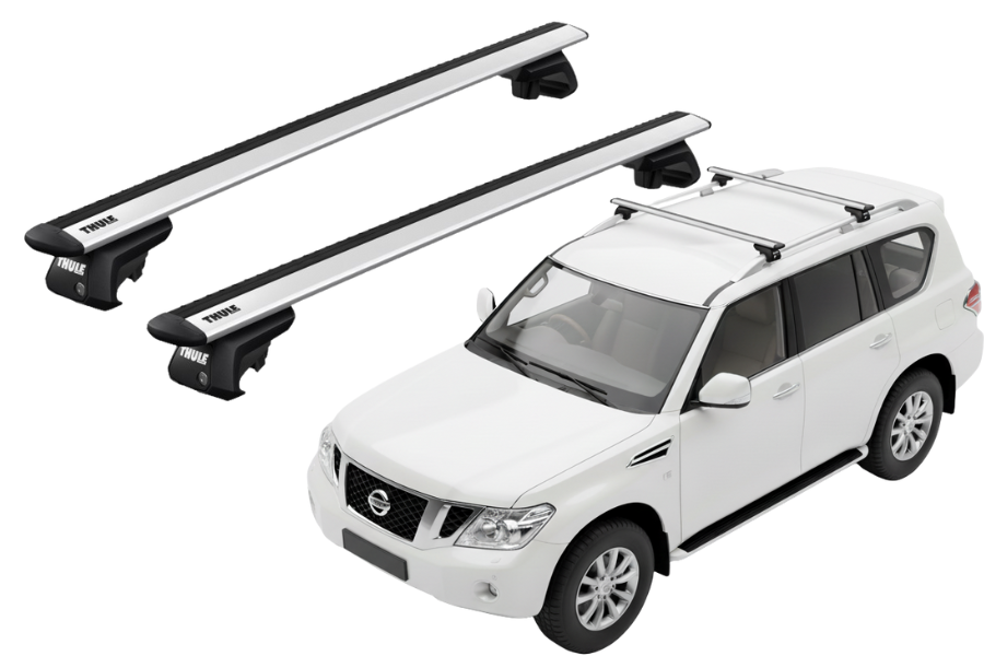 Barras THULE EVO WingBar para autos NISSAN Patrol GR (Y61) 2005 a 2013