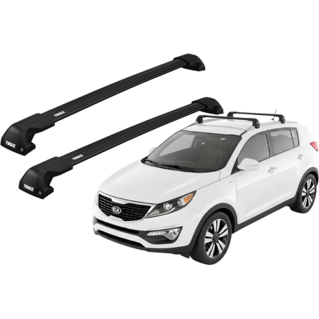 Barras THULE EDGE Flush para autos KIA Sportage 2010 a 2016 negro