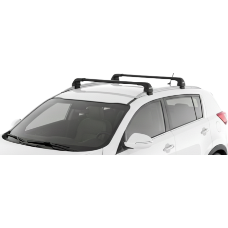 Barras THULE EDGE Flush para autos KIA Sportage 2010 a 2016 negro