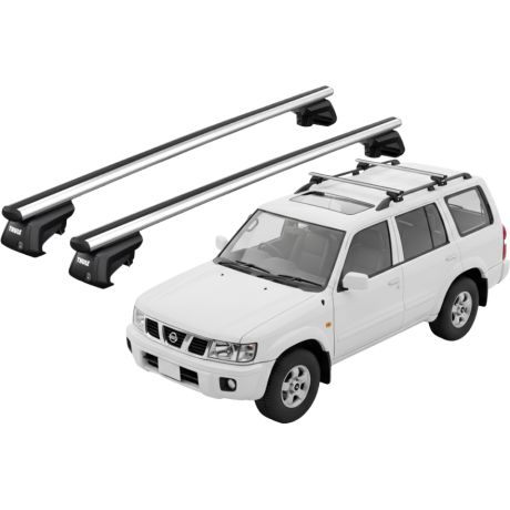 Barras THULE SmartRack XT AluBar para autos NISSAN Patrol GR 1998 a 2004