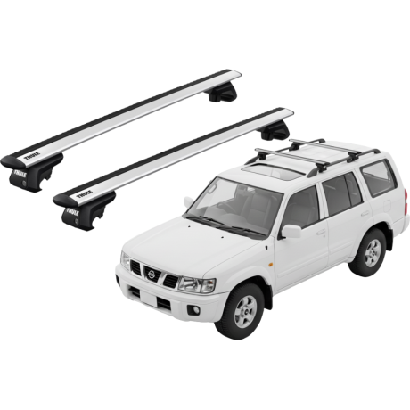 Barras THULE EVO WingBar para autos NISSAN Patrol GR 1998 a 2004