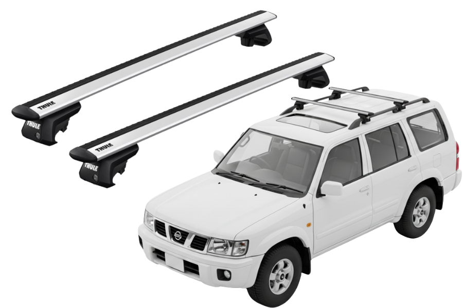 Barras THULE EVO WingBar para autos NISSAN Patrol GR 1998 a 2004